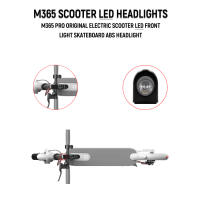 Luz De Frente LED Para Scooter Eléctrico Accesorios De Seguridad Para Xiaomi Mijia M365/Pro Skateboard Pack De 1/3/5PCS - details 2