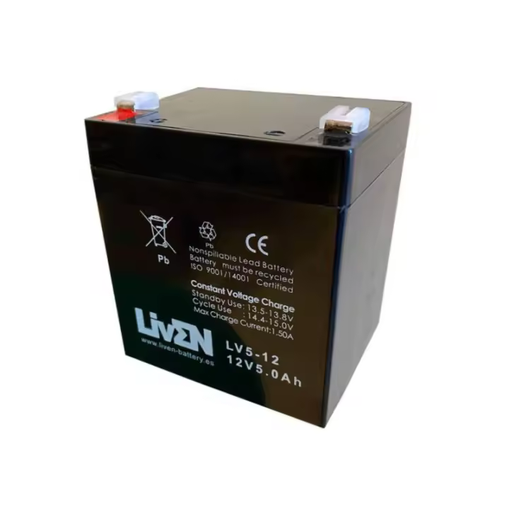 Batería Plomo LIVEN LV5-12 F2 12V 5Ah - 1