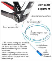 Herramienta De Ruteo De Cable Interno Para Bicicleta TOOPRE Para MTB Y Carretera Marco De Fibra De Carbono Sistema Hidráulico Kit De Reparación Portátil - details 5