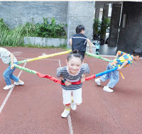 Banda Elástica Arco Iris De Tela Para Correr Y Juegos De Equipo Al Aire Libre Equipo De Entrenamiento Físico Para Jardín De Infantes Y Deportes Para Niños - details 15