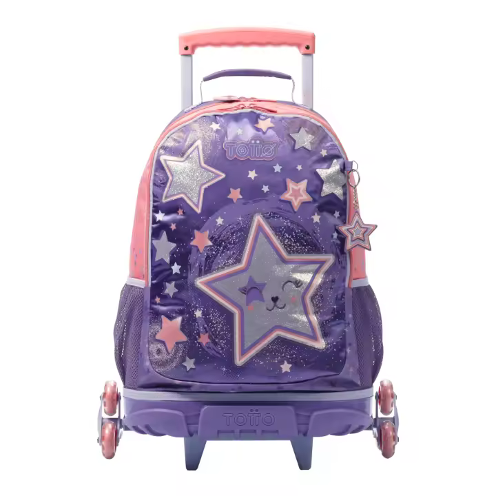 Totto Mochila infantil ruedas Star Cat -Dimensiones:33 x 47.5 x 16 cm-Material: Poliester - 1