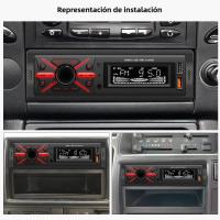 Reproductor Multimedia Para Coche 1 Din Con Bluetooth FM Radio MP3 USB Soporte De Carga De Teléfono AUX EQ Universal Para VW Honda Toyota - details 3