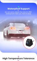 AWESAFE-cámara de visión trasera para coche, dispositivo con resolución de720P/480P, a prueba de agua, gran angular de 120 °, para marcha atrás, aparcamiento, DVD - details 5