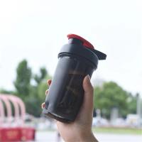 Botella Deportiva De 300ml/10.59oz Plástico Sellado Para Beber Con Mezclador De Proteínas Taza De Bebida Para Cocina - details 2