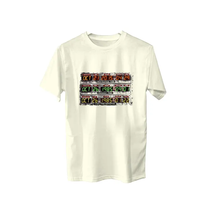 Camiseta Regreso al futuro. Marty Mcfly. Doc Emmett Brown. Delorean. Biff Tannen. Great Scott. 1,21 Gigavatios. Varios colores. Todas las tallas. - 1