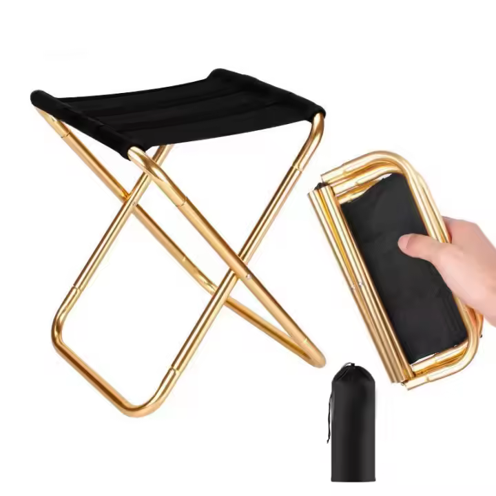 Taburete plegable portátil, Mini Sillas, plegable taburete camping con Bolsa - 1