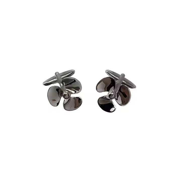 Inmaculada Romero Gemelos Metálicos Hélice 18.5 Mm. Lisos Plateados - Unisex - 1