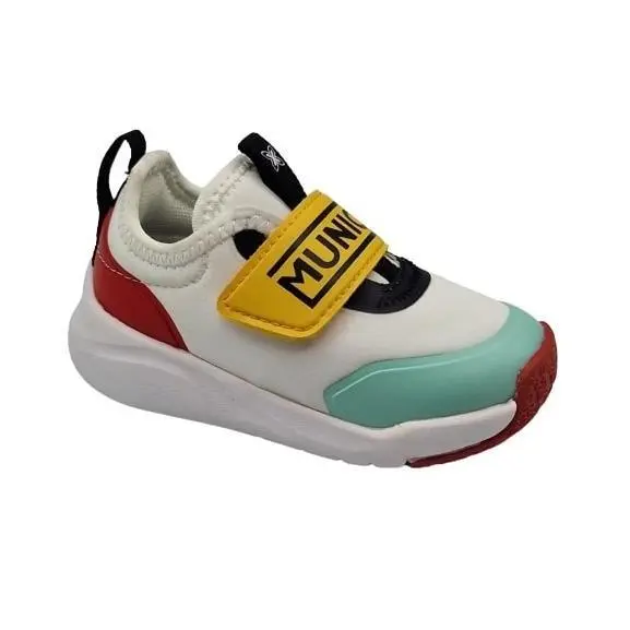 Munich. Zapatillas Deportivas Para Niños En Color Blanco. - 1
