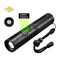 Linterna Táctica De Aluminio Con Luz LED Alta Potencia Y Recarga Tipo-C Zoomable Resistente Al Agua Para Exterior Y Emergencias - details 0