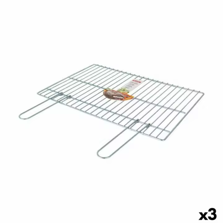 Parrilla Algon Algon Barbacoa 65 x 40 cm 66 x 40 cm (3 Unidades) - 1