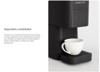CREATE -  Cafetera multicápsula express y café molido - THERA STUDIO - details 5