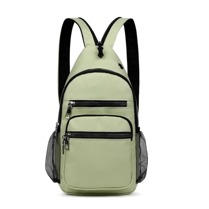 Mochila Pequeña Para Mujer Fengdong Bolsa De Hombro Cruzada Deportiva Bolsa De Viaje Mini Bandolera Estilo Casual Material Nylon - 1