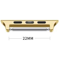 Adaptador De Correa Para Apple Watch Ultra 9 8 7 6 5 4 SE Compatible Con Bandas De 49mm 45mm 44mm 41mm 40mm Acero Inoxidable Accesorios Para Reloj - details 4