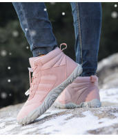 Zapatos De Camuflaje Unisex Para Invierno Impermeables Con Lining De Piel Algodón Caliente Para Senderismo Y Caminar En La Naturaleza - details 20