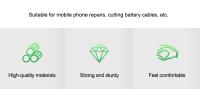 Tijeras De Cerámica Aislada De Alta Dureza Anti Estática Para Reparación De Teléfonos Móviles Y Baterías Herramienta Para iPhone - details 1