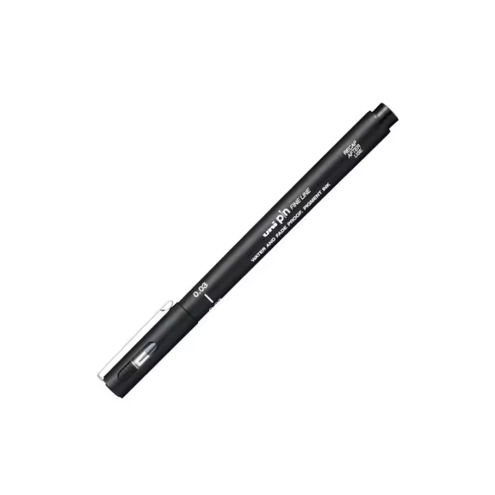 Uni-Ball - ROT. CALIBR. UNIBALL PIN 0.03 NEGRO PIN003-200 230813000 - 1