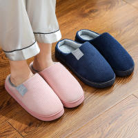 Zapatillas De Peluche Para Hombres Invierno Calor No Eslipes Comodidad Plush Para Interior Y Dormitorio Parejas - details 1