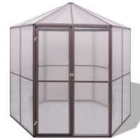 vidaXL Invernadero de aluminio 240x211x232 cm - details 1