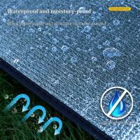 Manta De Camping Térmica Doblesided 195x180cm Alfombra De Plástico Para Pícnic Y Exterior Plegable Isolante De Aluminio Para Suelo Del Tienda - details 4