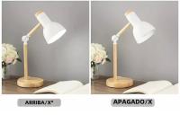 Lámpara De Mesa De Madera Creativa LED E27 Luz De Escritorio Protección Ocular Para Lectura Y Dormitorio Iluminación De Pared - details 10