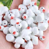 100 Pcs Ornamentos De Resina De Pato Cartoon Brillantes Al Aire Libre Decoraciones Para El Hogar Y Escritorio Regalos Creativos - details 5