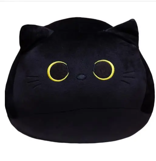 Muñeco De Peluche Gato Negro Kawaii 20cm De Alta Calidad Almohada De Animal Suave Regalo Para Niños Y Niñas Amigos Decoración - 1