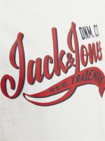 Jack & Jones hombre camiseta de Algodón Ajuste Regular Fit  Mod JJELOGO logo estampado Moda Casual informal REF: 233594 - details 12