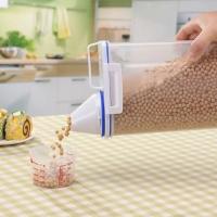Cubo de arroz sellado para conservación de alimentos, caja de almacenamiento de harina, contenedor de almacenamiento de cocina para el hogar, granos misceláneos para gatos y mascotas - details 2