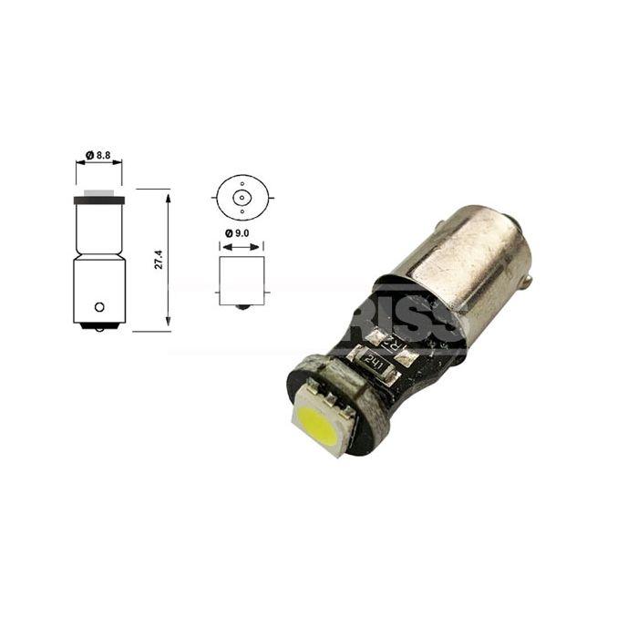Blister of 2 tubular bulb lamps t4w canbus 12v 1 led smd 79780305