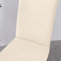 Cubierta De Silla Jacquard Talla XL Con Espalda Para Bodas Y Comedor Cubierta De Asiento Moderna Resistente Al Envejecimiento Para Sillas De Cocina - details 17