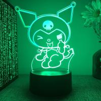Luces Nocturnas 3D Ilusión 16 Colores Decoración De Habitación Con Control Remoto Kurome Regalo De Cumpleaños Y Navidad Para Niños - details 9