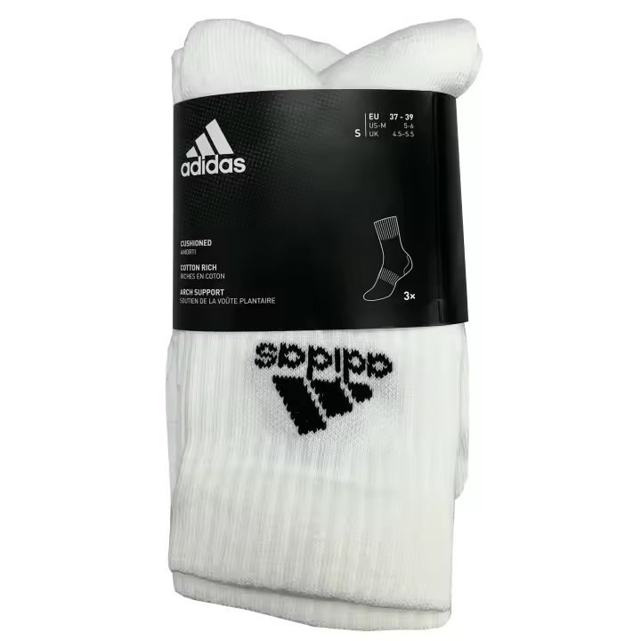 Adidas 3 Pares Calcetines Tenis - Suela Acolchada - 1