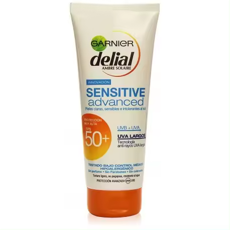 GARNIER DELIAL SENSITIVE ADVANCED LECHE PROTECTORA FPS50+ 200 ml - 1