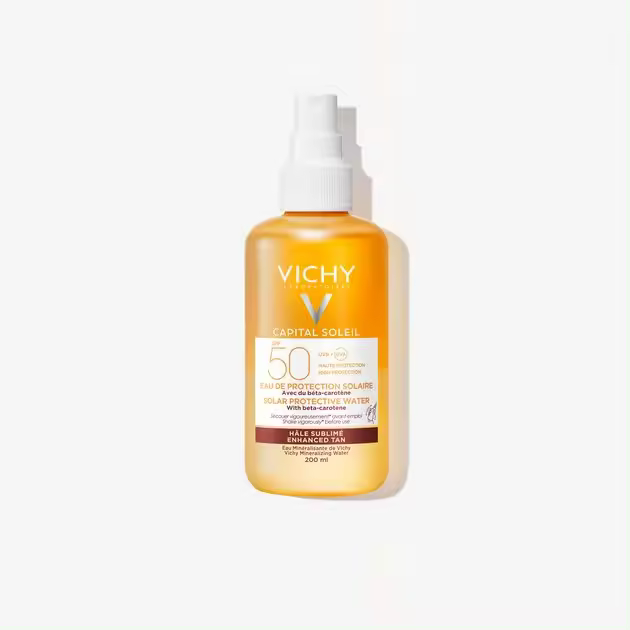 L´oreal Vichy Capital Soleil SPF 50+ Agua Protección Solar Potenciador del Bronceado - 1