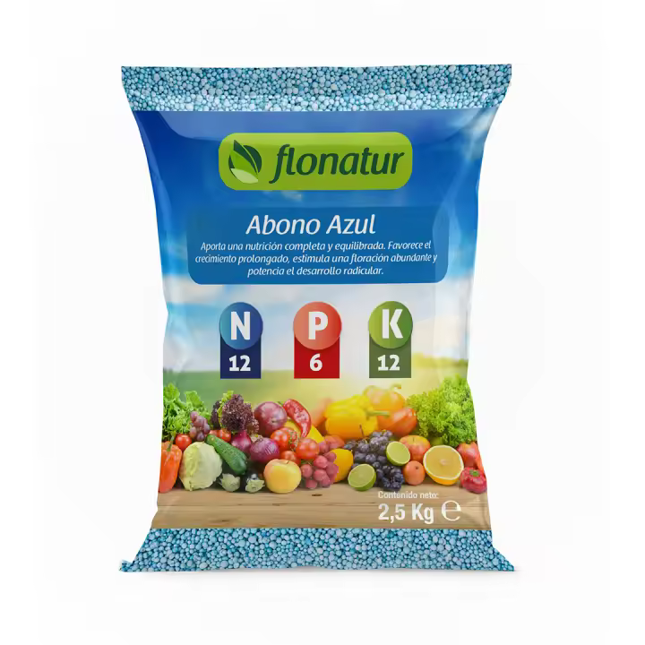 Natur Plant. Abono especial para césped. Favorece el crecimiento y firmeza. Abono NPK. - 1