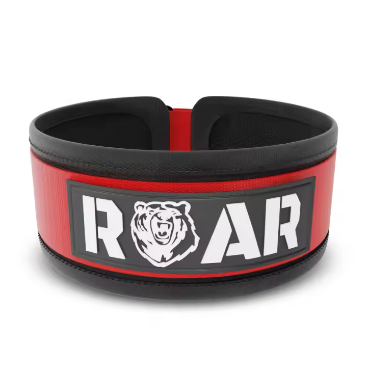 Roar® Cinturón Lumbar Gimnasio, Cinturon Gimnasio Hombre y Mujer, Cinturon Halterofilia, Powerlifting, Levantamiento Peso, Musculacion, Cinturon Gym Hombre, Cinturon Pesas - 1