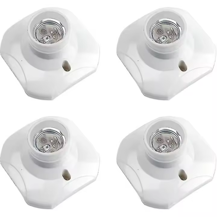 Portalámparas de techo con rosca E27, portalámparas de Garaje E27, CA 220-240 V, portalámparas LED, base de techo E27 - 1