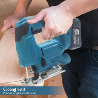 2800RPM Sierra eléctrica inalámbrica de cambio rápido de hoja, herramienta de carpintería para batería Makita de 18V, guía de luz LED de 6 engranajes, 65mm - details 8