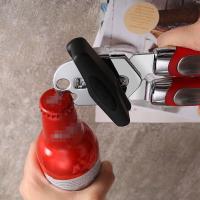 AbrelatasManual de Maple inoxydable Negro con Borde Liso. Mango antideslizante y perilla ergonómica para Ancianos con artritis - details 1