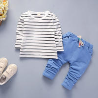 Ropa De Bebé Niño Otoño Primavera Conjunto De 3 Piezas Camiseta Con Capucha Chaqueta Y Pantalones Estilo Moda Infantil Talla 4-6Años - details 3