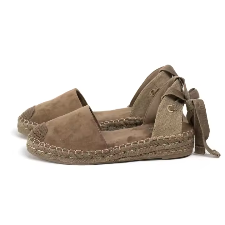 Alpargatas mujer con cintas al tobillo y suela de yute calzado ligero y cómodo estilo boho chic Paloma Wang - 1