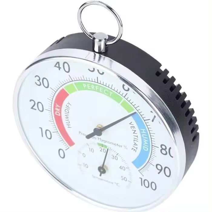 Termómetro y Higrómetro de Alta Precisión Ideal para Interiores y Exteriores Termómetro de Pared - 1