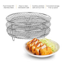 Rack Plegable Para Horno Air Fryer De 3 Camas Acero Inoxidable 304 Accesorios Para Asador Y Olla Express Adaptador Universal - details 6