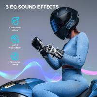 GEARELEC GX10 Intercomunicador Bluetooth Para Motocicleta Casco Headset 10 Conductores Sin Cable BT Interfono De Motocicleta Compartir Música - details 9