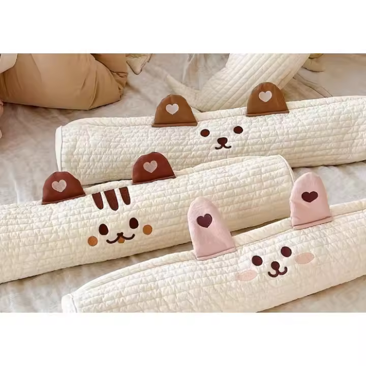 Almohada para dormir del bebé, almohada propensa de los niños, nueva almohada verano, Algodón puro la muchacha - 1