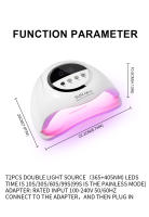 Lámpara Secadora De Uñas UV LED Profesional 320W Con 72 LEDs Y Función De Memoria De Cuatro Tiempos Para Secado De Polvo De Gel Y Manicura - details 6