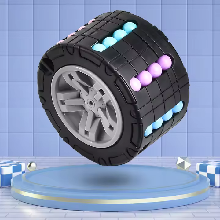 Juguete 3D Para Niños Mágica Harina Puzzle Versátil Bola Inteligencia Descomprimir Giroscopio Laberinto Seis Lados Entrenamiento Para Niños Y Niñas - 1