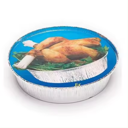 Envase Aluminio Pollo Asado 125 Unidades - Conductividad Térmica - 1