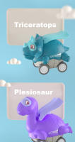 Coche De Dinosaurio Con Capa Para Niños Juguetes Educativos Para Boys Halloween Y Navidad Regalos Material De Plástico Sin Batería Adecuado Para Edad 7-12 - details 9