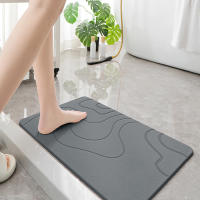 Alfombra De Baño Kieselguhr Antideslizante Alfombrilla De Ducha Absorbente Y Secado Rápido Tamaño 60x39cm Para Adultos - details 11